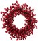 Set of 2: Red Hawthorn Berry Wreath | 22" Wide | Indoor/Outdoor Use | Front Door Accents | Christmas Wreaths | Home & Office Decor - 2024 Christmas Collection, Floral Home by Artificial Flowers